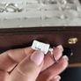 9ct white gold diamond eternity/wedding ring Image 6