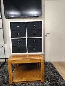 Cube shelf with drawers, very heavy (not IKEA)