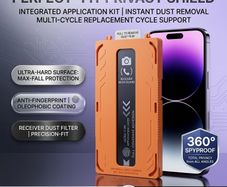 3 Pack iPhone Screen Protector Privacy HD Tempered Glass Dust-Free Install Kit