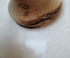 Handmade Woodturned candle night light holder