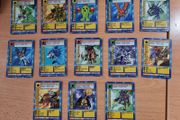 13 Champion level Digimon cards. 1999.