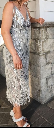 Asos silver dress