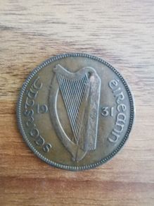 Irish 1931 penny