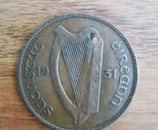 Irish 1931 penny