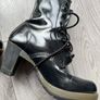 Rare Dr. Martens Darcie Black Patent Heeled Boots - UK 7 / EU 41 Image 5