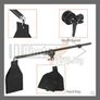 Softbox Set 50 x 70 SoftBox 125W Bulb Boom Arm Image 2