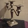 Vintage Three Arm Candelabra Image 9