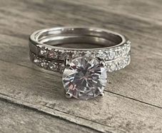 Sterling Silver Ring Set