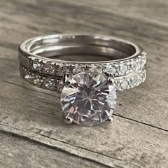 Sterling Silver Ring Set