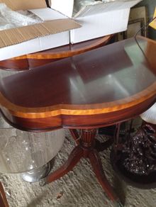 Vintage console table Duncan Phyfe style