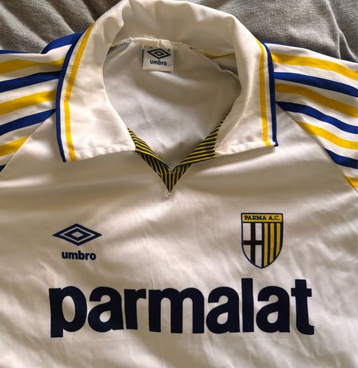 Parma Umbro 1990-91 Parmalat jersey shirt XL vintage rare
