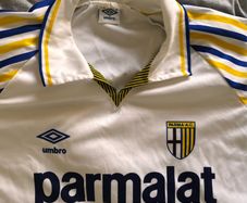 Parma Umbro 1990-91 Parmalat jersey shirt XL vintage rare