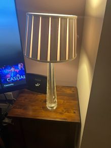 Laura Ashley table lamp with pleated shade