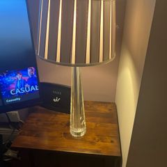 Laura Ashley table lamp with pleated shade