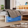 Double Bed Base with Charging Station and LED Lights Image 4