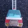 antique 1960s tin fire engine truck Image 5