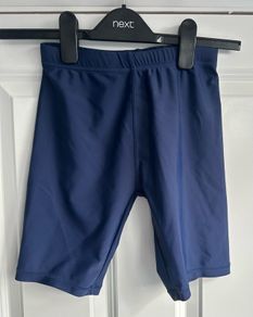 Next navy longer leg swim shorts - age 11