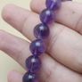 Top Quality Amethyst Round Beads Bracelet Image 7