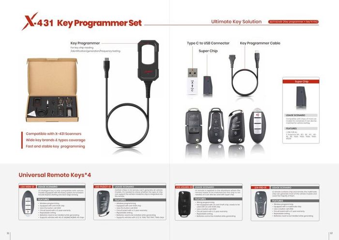 Launch X431 Key Programmer Set