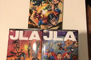 JLA Deluxe Volumes 1,3&amp;4 Hardcover (Rare Out of print)