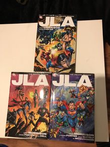 JLA Deluxe Volumes 1,3&4 Hardcover (Rare Out of print)