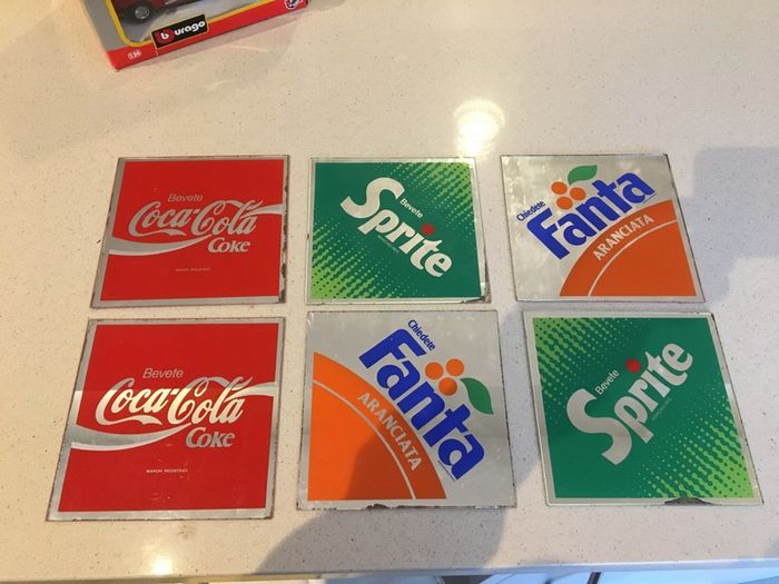 Coca Cola Sprite Fanta Italian wall Tile/Mirror