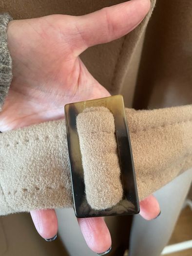 Burberry wool camel coat
