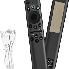 BN59-01385A Remote Control Compatible with Samsung Solar Voice Remote Control with Eco-Solar Charging (Light/USB-C), Voice Search, Compatible with Samsung QLED/4K/8K Crystal UHD 2018-2025 TVs