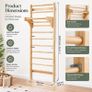 Swedish ladder Wooden Wall Gym Image 4
