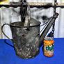 Vintage galvanised watering can Image 2