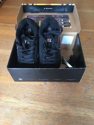 Brand new Heelys Black Brown Gum. UK size 3