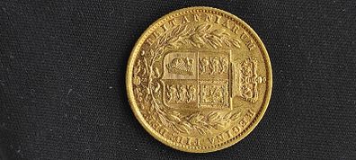 Gold coin Sovereign 1877
