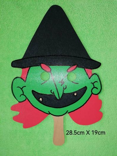 6 Quality Wooden Masks for Storytelling/Drama/Play