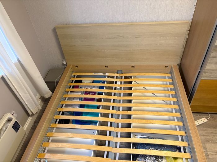 Bed Frame King Size With 4 Storage Drawers