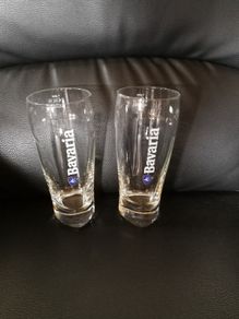 pint glasses bavaria beer