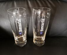 pint glasses bavaria beer