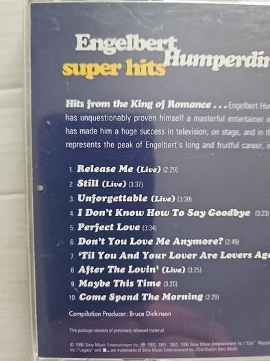 Engelbert Humperdinck - Super Hits.
