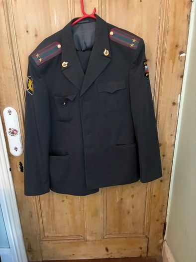Russian police officers uniform