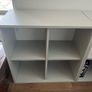 2 White Shelving Units Image 3