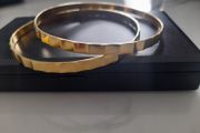 18ct gold bangles