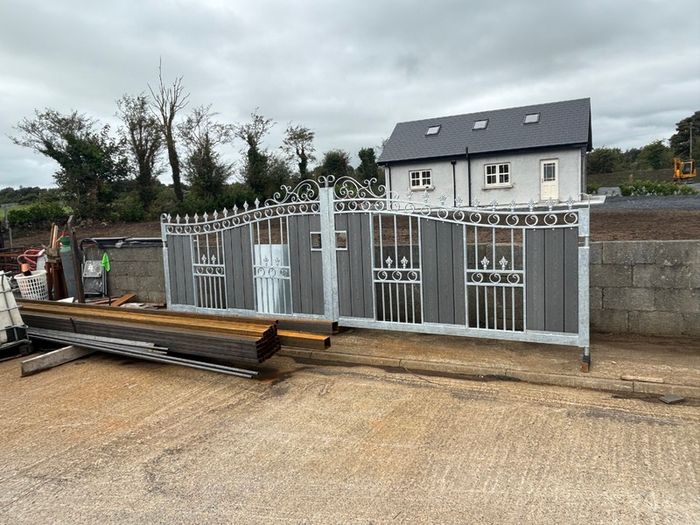 Galvanized Gates Composite PVC