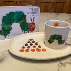 Vintage The Very Hungry Caterpillar Mug and plate set Collectables with Book