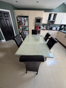 Marble Table & 6 Dining Chairs