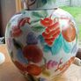 Antique Oil Lamp And Ginger Pots Image 3