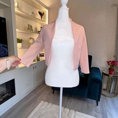 Ladies Peach Bolero Jacket from Quiz. Size UK 8 / EU 36