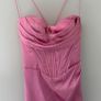 Pink Corset Gown Cally High Slit Image 2