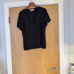 Paul Costello Navy Shor Sleeved Jumper.   S. M- 14.
