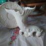 Belleek Fermanagh  Cornucopia Vase Image 2