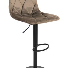 Ivory Luxe Velvet Bar Stool  Adjustable