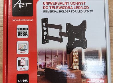 TV Wall Mount Bracket Arm Tilt Swivel 19-42"